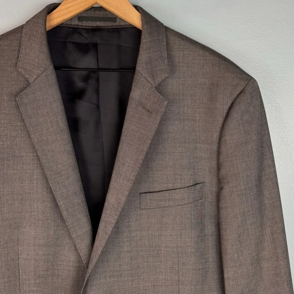 J Crew Ludlow Mens 44R Grey Tollegno 1900 Italian Wool Blazer Sport Coat Jacket
